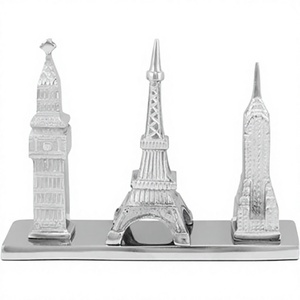 Towers Sculpture Decorative Showpiece Metal Crafts Home Decor And Office Elegant Tower Pillars Decorated Accent Models And Gifts - Product Image 1
