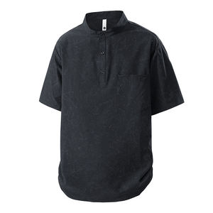 เสื้อฮาวายถักไหมพรมโพลีเอสเตอร์/ไนลอน โลโก้สั่งทำได้ ขายส่ง สำหรับผู้ชาย สวมใส่สบายๆ ชายหาด ฤดูร้อน แขนสั้น แห้งเร็ว ใส่ได้ทั้งชายและหญิง - Product Image 3