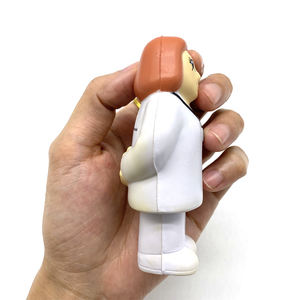 ลูกบอลบีบคลายเครียด PU Foam ปลอดสารพิษ สำหรับแพทย์หญิง พิมพ์โลโก้ได้ ของเล่นบีบเพื่อสุขภาพ สำหรับใช้เป็นของแจก - Product Image 3