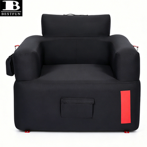 Silla Inflable para Camping con Bomba Integrada, Sillón Portátil Impermeable, Sofá <span class=keywords><strong>de</strong></span> Aire para Glamping al Aire Libre para Adultos - Product Image 5