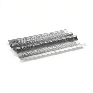 Westmark Baguette <b>Baking</b> Pan Long Perforated Metal Non-Stick Bread Loaf Pan For <b>Oven</b> <b>Baking</b> - Product Image 2