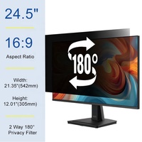 Film de protection anti-reflet, anti-éblouissement, anti-lumière bleue, anti-espionnage bidirectionnel pour moniteur de bureau MSI 24,5 pouces 16:9