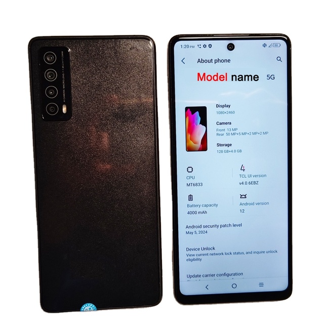 6.8" FHD 5G Deca Core Android 15 Smartphone with Stylus Pen 4GB RAM+128GB Storage 50MP Quad Camera 4000-4999mAh Battery Unlocked