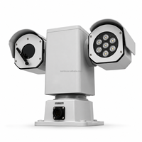 IP67 Alta Velocidad 360 °   Cámara PTZ con Zoom 30X, Visión Nocturna IR Continua, Montada en el Techo del Vehículo