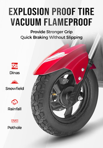 ASIAN DRAGON Bicicletta Elettrica 500W Shangling con Telaio Hardtail da 20 Pollici, Forcella Ammortizzata <span class=keywords><strong>e</strong></span> 3 Velocità - Product Image 5