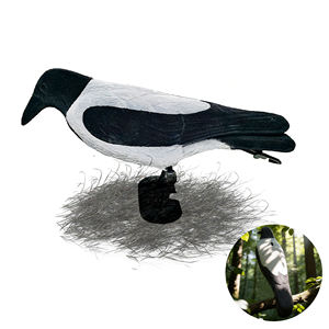 Décoy de chasse à l'oiseau corbeau réaliste en plastique PE pour appât de chasse - Product Image 2
