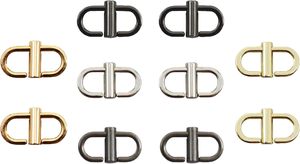 Hebillas Metálicas Ajustables para Cadena de Bolso, Eslabones de Cadena, Hebillas para Ropa, Clip para Ajustar la Longitud de la Cadena - Product Image 1