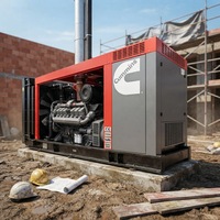 Générateur diesel silencieux triphasé 220V/230V EPA CE ISO 50kw 100kw 150kw avec démarrage électrique DC et ATS
