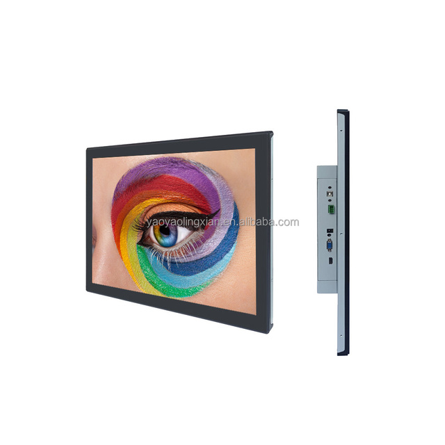 17,18.5,19,21.5,23.6,,27,32,43,55 Inch Multitouch Capacitive Touch Screen Panel IP65 LCD Monitor
