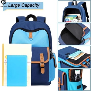 Sac de sport imperméable antivol personnalisé avec logo pour enfants, écoliers, filles, jeunes, étudiants, OEM, unisexe - Product Image 3