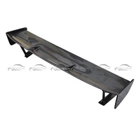Aileron arrière simple en fibre de carbone style V (noir carbone) pour Mitsubishi Evolution EVO Lancer 10 X