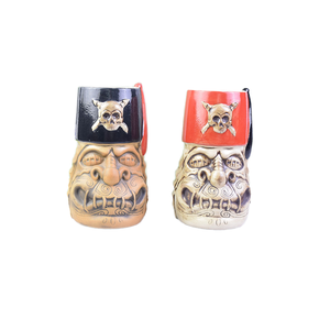 Sáng Tạo Cổ Điển 1.2L Skull Bia <span class=keywords><strong>Cup</strong></span> 3D Handmade Thân Thiện Với Môi Sứ Tái Sử Dụng Viking Xe Tăng Cho Rượu Vang Và Bia - Product Image 1