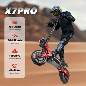 Scooter Eléctrico X7Pro de Doble Motor y 3600W, 65km/h, 48V 21Ah, Autonomía de 60Km, Plegable, Sistema de Doble Motor ES-X7Pro que Proporciona una Aceleración Potente - Product Image 2