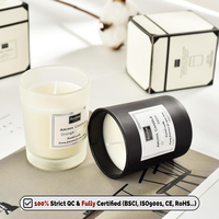 Nouveau Style Bougie de Noël Luxueux Pots en Verre pour Bougies Coffret Cadeau d'Affaires Bougies Personnalisées Cadeaux de Mariage pour Invités