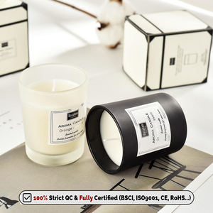 Nouveau Style Bougie de Noël Luxueux Pots en Verre pour Bougies Coffret Cadeau d'Affaires Bougies Personnalisées Cadeaux de Mariage pour Invités - Product Image 2