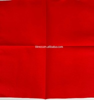 Serviettes en papier Airlaid rouges de haute qualité en gros, pochettes à couverts personnalisées, serviettes de table pour restaurant