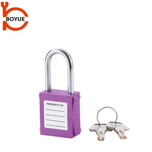 Lucchetto di Sicurezza in Nylon e Acciaio Inossidabile Antifurto Durevole con Sistema a Chiave Maestra per Bloccaggio Industriale Sicuro - Product Image 6