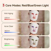 Masque facial LED EYCO 510K pour la thérapie par la lumière, rajeunissement de la peau, masque photonique LED, traitement anti-âge, resserrement de la peau, anti-rides