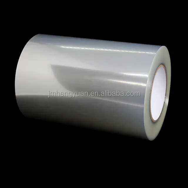 HY PE Clear Facestock pellicola di rivestimento trasparente carta autoadesiva rotoli di etichette in polietilene Jumbo trasparente PE
