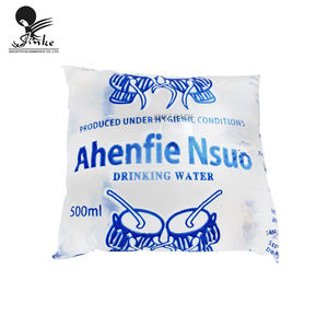 לוגו מותאם אישית 500 מ "ל ldpe משקה נוזלי שקית מים טהורים פלסטיק סרט גליל - Product Image 3