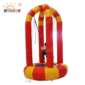 Trampolín tipo bungee inflable de alta calidad, trampolín de salto bungee