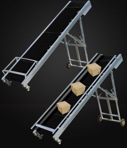 Banda Transportadora Agrícola Pequeña Reversible: Máquina Plegable Portátil para Carga/Descarga de Granos y Almacenes - Product Image 3