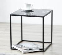 SWT — boîte à café latérale en marbre vert, table ouverte, pour salon, nouvelle collection, 2020
