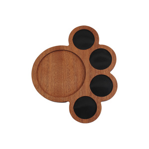 แท่นวางแทมเปอร์กาแฟแบบน่ารัก ฐานแทมเปอร์ไม้ - Product Image 2