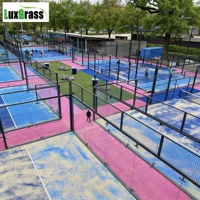 Cancha de Pádel Panorámica Resistente con Opciones de Personalización de Color para Deportes al Aire Libre y Proyectos Comerciales