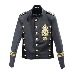 Cantidad mínima de pedido: 1 pieza |   Chaqueta Bordada Personalizable Estilo Corte Francesa de <span class=keywords><strong>Rap</strong></span> Olivier Napoleon - Product Image 1