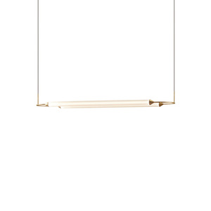 Modern Minimalist Uzun Şerit Sanat Ofis Satış Departmanı Resepsiyon Masası Tasarımcı Ada Tezgahı - Harf Sarkıt Lamba - Product Image 5