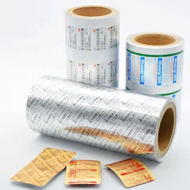 Calore sigillato lacca blister ptp foglio di alluminio per l'industria farmaceutica e di imballaggio per alimenti