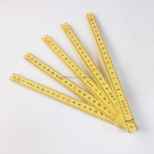 Promozione del prezzo di fabbrica bianco giallo nero 2 metri di plastica pieghevole regola - Product Image 6