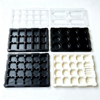 Plateau en plastique antistatique ESD pour composants électroniques, plateau de stockage, plateau de manutention, plateau d'emballage thermoformé sur mesure