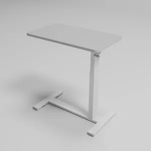 घर कार्यालय Ergonomic समकालीन बैठने-करने के लिए-स्टैंड मेज लिफ्ट और समायोज्य दूरबीन पैर के साथ हाथ क्रैंक टेबल