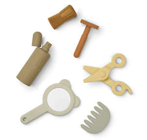 4 jouets de jeu de simulation, ensemble de barbier Freddie, ensemble de barbier en Silicone, mélange multi-jeux, jouets de rôle, ensemble d'outils pour barbier - Product Image 1