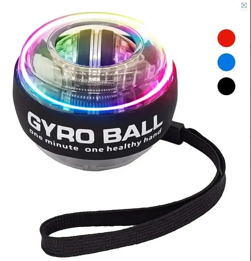 Farbige LICHTS Gyroball Handgelenk-Übungsball Handgelenk-Rolle Handgelenk-Rückkehrball
