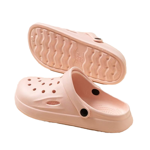 รองเท้าแตะแบบสวม ระบายอากาศได้ดี สำหรับผู้ชายและผู้หญิง แบบหัวปิด สีพื้นเรียบง่าย ทำจากวัสดุ EVA เหมาะสำหรับใส่ในสวน ฤดูใบไม้ร่วง ขายดี รองเท้าชายหาดฤดูร้อน สำหรับคู่รัก แบบโปร่ง - Product Image 2