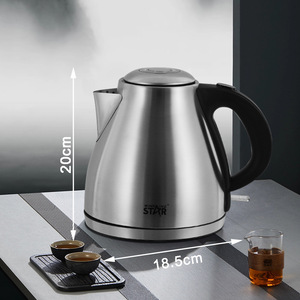 Winning Star Cross-Border 1.2L French Stainless Steel <b>Small</b> Household Electric <b>Kettle</b> with Anti-Dry-Boiling Effect - Product Image 2