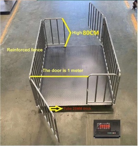 Báscula de ganado de alta calidad, báscula de tierra gruesa, pequeña, 1 tonelada, 3 toneladas, pesaje de ganado y ovejas, báscula de granja - Product Image 6