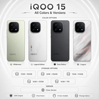 IQOO 15 Nouveau Smartphone 5G Original Octa Core Écran 144Hz Double Carte SIM Anglais Charge Rapide 100W Trois Caméras Téléphone iQOO vivo