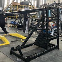Machine à Squat Pendulaire Commerciale à Charge Libre pour la Musculation des Jambes, des Fessiers et des Abdos – Équipement de Fitness Direct Usine avec Logo Personnalisé