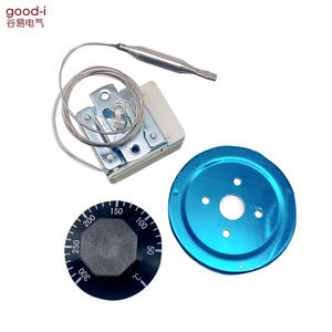 Interrupteur de contrôle de température mécanique réglable de 50 à 300 degrés Celsius pour friteuses, chauffe-eau, 25A 32A, expansion liquide - Product Image 2