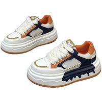 Baskets Colorblock Drip pour Hommes à Lacets, Respirantes en Maille, Antidérapantes, Légères, Style Streetwear, Usage Quotidien, Marche en Extérieur, Chaussures Tendance