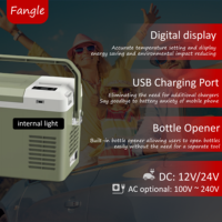 FJ9 App Control Réfrigérateurs de voiture Batterie détachable et réfrigérateur solaire Réfrigérateur automatique portable