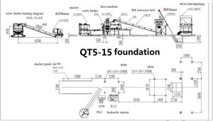 Hongfa QT5-15 Khóa liên động Khối Máy Làm tự động bê tông gạch xây dựng máy - Product Image 6