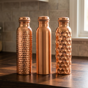 Venta al por mayor BS International: Cafetera de acero al carbono ecológica con diseño martillado, botella de agua estilo americano, artículos decorativos para bebidas. - Product Image 1