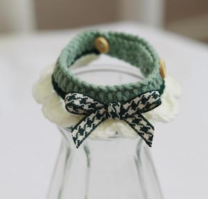 <span class=keywords><strong>Collar</strong></span> ajustable para perro pequeño y cachorro, hecho a mano, con pajarita - Product Image 4