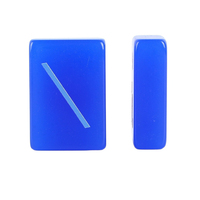 Ensemble de Mahjong Américain en Acrylique Bleu Marine Portable de Luxe Minimaliste Personnalisé à Couche Unique avec Support pour Soirées Familiales – Achat en Gros Lilas
