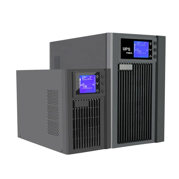 1000va 800w 220v 2000va 3000va ups fontes de alimentação LCD Single Phase ups 220v ups sistema on-line bateria 9ah 1000w